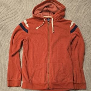 George Men's Red Zip Up Sweater